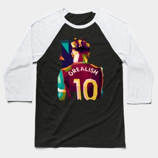 Jack Grealish In Pop Art Baseball T-Shirt